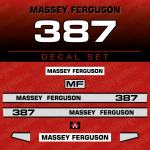 Zamjenske naljepnice za traktor Massey Ferguson 387
