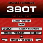Zamjenske naljepnice za traktor Massey Ferguson 390 T