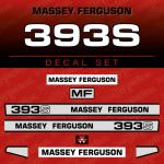 Zamjenske naljepnice za traktor Massey Ferguson 393 S