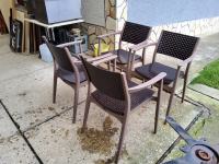 Vrhunske dizajnerske stolice za terasu 30 kom