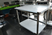 AKCIJA!!!! Inox radni stol+polica 1000x700x850 mm,R-1