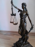 Justicija božica pravde bronca