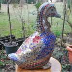 mozaik figura, patka