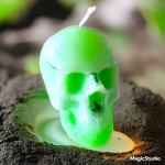 Halloween Skull Candle LARGE