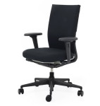 Vitra ID Soft uredska okretna stolica, podešavanje, 3D nasloni, crna