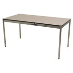 USM Haller radni stol, umjetna smola/biserno bijela/inox, 175 x 75 cm