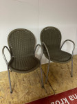 Dvije stolice - pletene