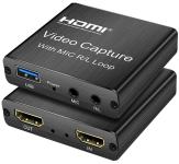 1080p30 USB HDMI capture s mikrofonskim ulazom i HDMI i audio izlazima