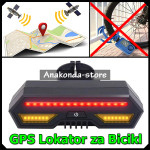 Skriveni GPS Tracker Svjetlo za Bicikl Zaštita Krađe Praćenje Bicikla