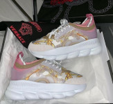 Versace chain reaction White Pink Yellow Barocco