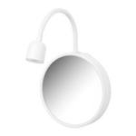 IKEA BLAVIK bijela zidna svjetiljka / lampa s ogledalom
