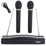 Bežični karaoke sustav 2x bežični mikrofon + stanica