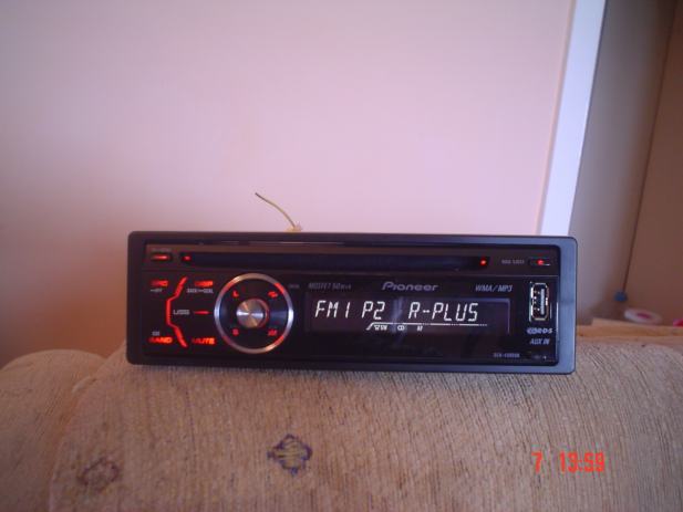 PIONEER ,wma,aux cd,mp3, mosfet,USB,4x50w
