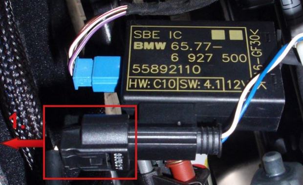 Svijetli lampica od zračnog jastuka