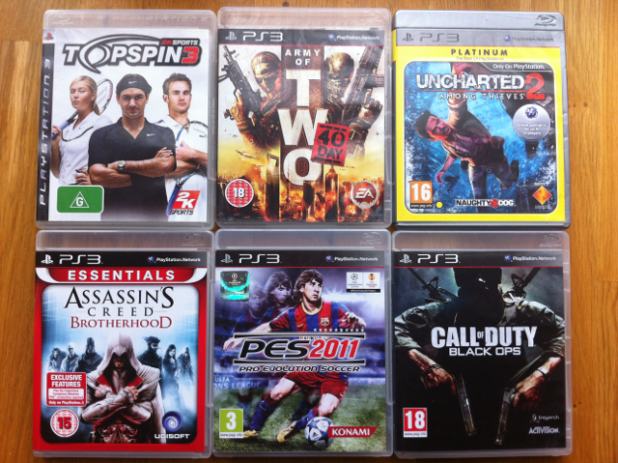 PS3 Igrice: BlackOps, PES 2011, Top Spin 3