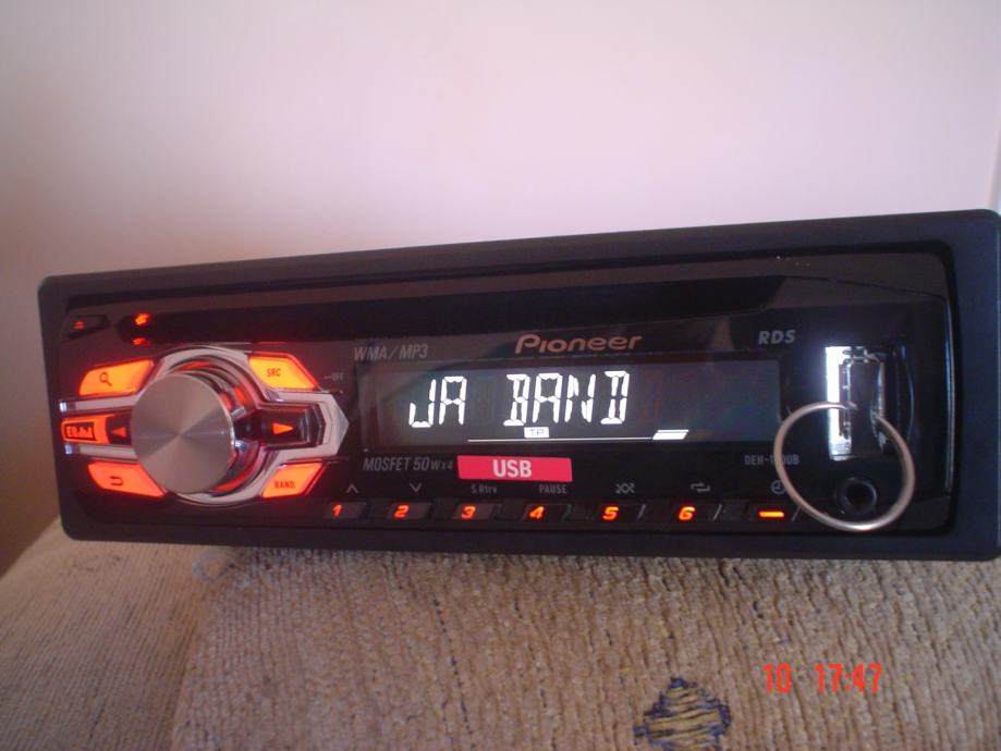 PIONEER aux,wma, cd,mp3, mosfet,USB,4x50w NEW model