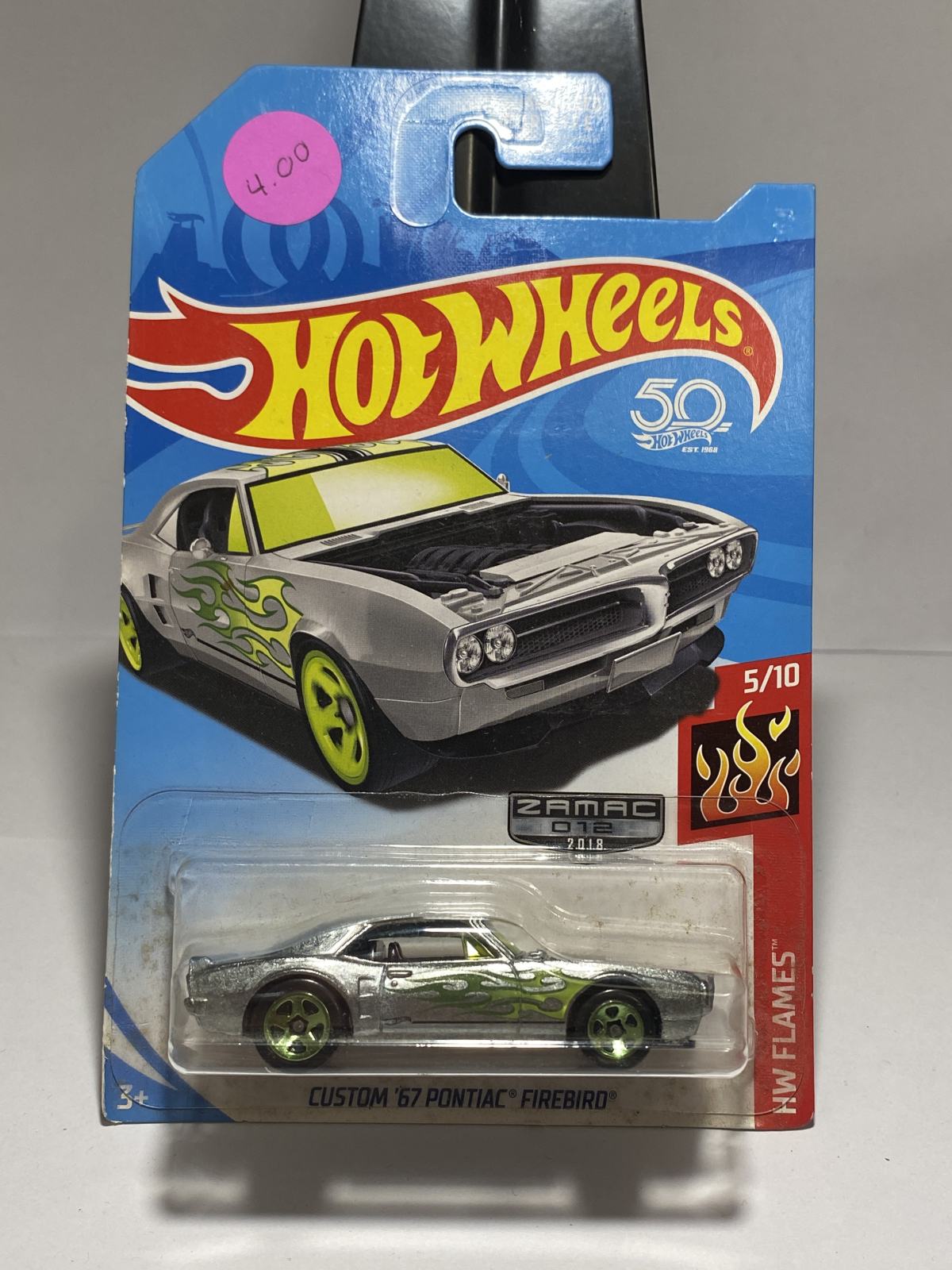 Hot Wheels Pontiac Firebird Custom HW Flames A
