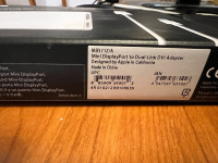 Apple A1306 Mini Display Port to Dual-link DVI Adapter