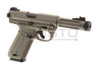 Action Army airsoft AAP01 GBB (gas-blowback) Semi Auto pištolj-DE (zel
