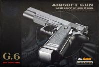 Airsoft gun G 6 AIR soft Pištolj Airsoft Crni