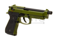 Airsoft pištolj G&G GPM92 MS Metal Version GBB (gas-blowback) Green