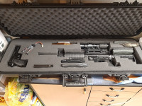 Airsoft puska,pistolj,kofer i ostalo