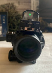 Airsoft THETA Optics x4+mini red dot