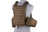 EMERSON 94K PLATE CARRIER M4 TACTICAL VEST - COYOTE BROWN