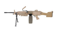 FN HERSTAL M249 MK2 CORE machine gun AEG -Tan