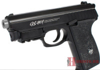 G&G GS-801 s laserom GBB (gas-blowback) Co2 BK airsoft pištolji