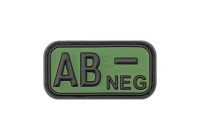 JTG patch Bloodtype Krvna grupa Forrest Zelena gumena oznaka