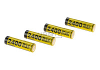 Nitecore NH2400 AA battery 2400mAh 4pcs Black