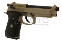 WE airsoft M9 A1 Full Metal GBB (gas-blowback) pištolj -Tan (zeleni pl