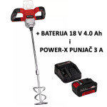 Aku mješač EINHELL TE-MX 18 Li SA BATERIJOM 4.0 Ah I PUNJAČEM 3 A
