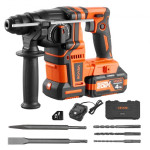 Akumulatorski rotacijski čekić 13/16 inča SDS-Plus, 20 V čekić za drob