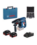 BOSCH aku bušaći čekić GBH 180-LI 2xAku18V 4,0Ah + 11-dijelni set SDS