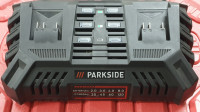 Dupli punjač za baterije Parkside X20V