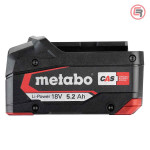Metabo Baterija 18 V / 5.2 Ah Li-Ion / Li-Power – 625028000