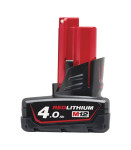 MILWAUKEE AKU.BATERIJA M12 B4 Redlithium-Ion 12V 4,0Ah
