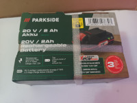 Parkside aku 20V 2Ah baterija PAP 20 B3 zapakirano