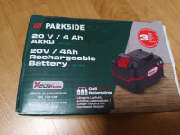 Parkside novi model baterije 2024 god 4 Ah