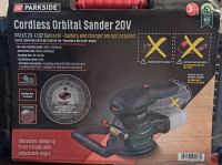 Parkside aku ekscentrična brusilica