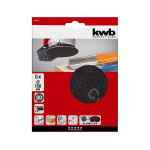 KWB brusna tkanina za za ekscentrične brusilice, g80, 150 mm, 5/1