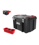 SKIL 2610S01670 Trpežen srednje velik modularni kovček za orodje, z en