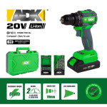 ADK aku udarna bušilica-odvijač SF4E103 set Enex 20V 2,0Ah kovčeg + pr