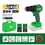 ADK aku udarna bušilica-odvijač SF4E104 Enex 20V bez baterije kovčeg +