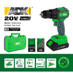 ADK aku udarna bušilica-odvijač SF4E104 set Enex 20V 2,0Ah kovčeg + pr