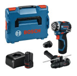 BOSCH aku bušilica-izvijač GSR 12V-32 FC + 2 nastavka 2xAku 12V 2,0Ah
