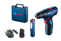Bosch aku bušilica izvijač + svjetiljka GSR 120-LI+GLI 12v-300 NOVO!