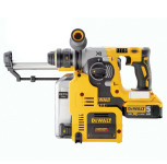 DeWalt aku bušači čekić DCH275P2T 18V 2x5,0Ah 2,1J + usisavač